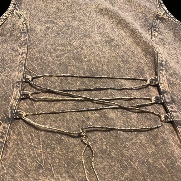 NDK FASHION Embroidered Sleeveless Top Brown Sz Medium - Picture 6 of 6